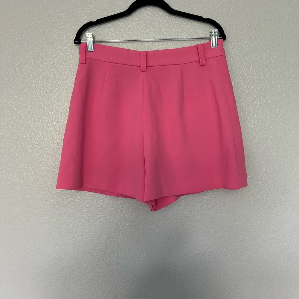 Zara Bright Pink High-Waisted Shorts - Picture 5 of 6